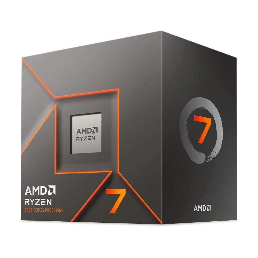 Processador Amd Ryzen 7 8700F 4.1 GHz 5.0 GHz Max Turbo Cache 24 MB 8 Núcleos 16 Threads Am5 100-100001590Box 🛒🖥️