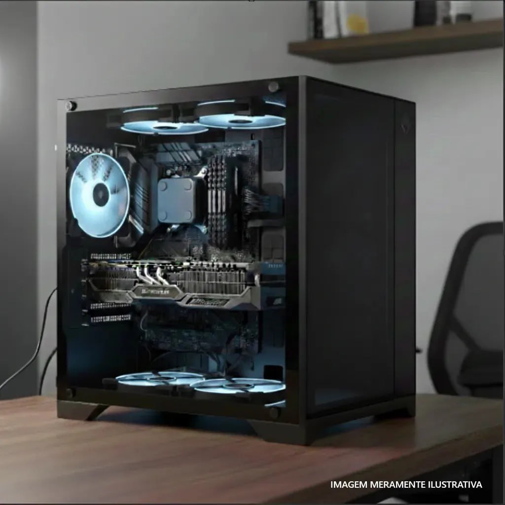 Gabinete Gamer Aquario Mancer Cv100