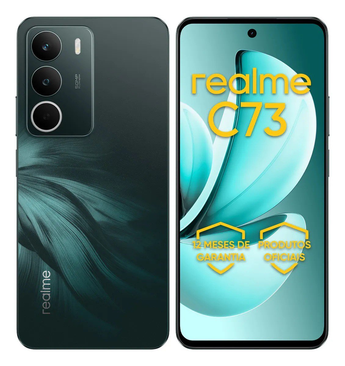 Celular Smartphone Realme C73 256gb 8gb Ram Dual Sim 120hz 6000mAh Verde 🛒📱