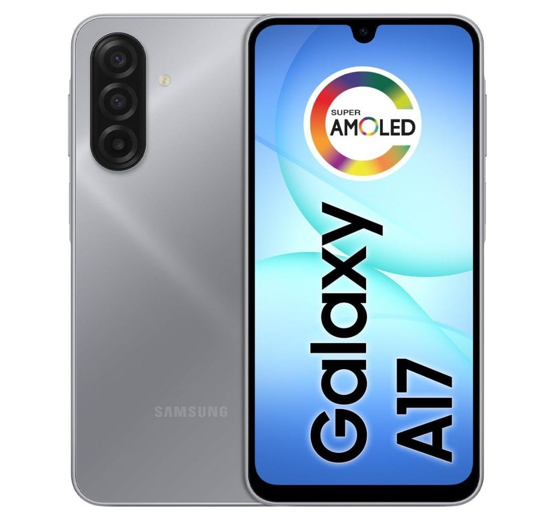 Celular Samsung Galaxy A17, 256GB, 8GB, 50MP Tela 6.7", IP54 - Cinza 📱