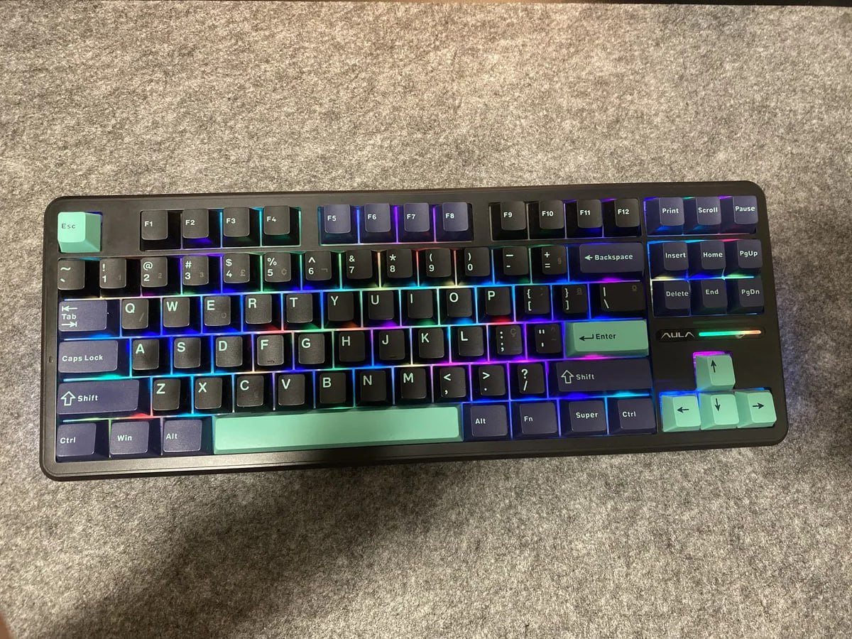 Teclado Mecânico Sem Fio Epomaker 3in1 Aula F87 Gamer RGB Hot Swap 🎮⌨️