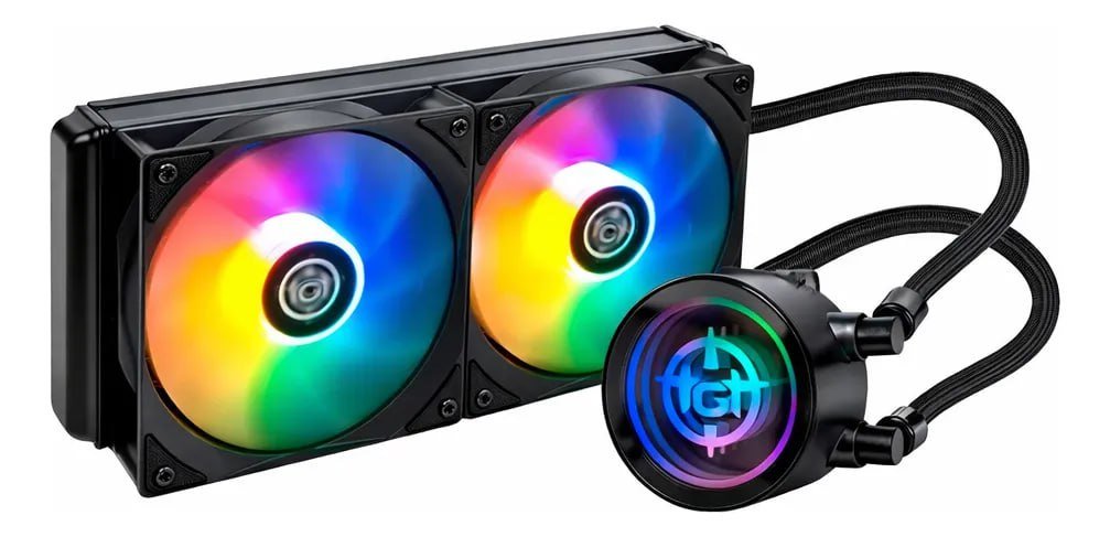 Water Cooler Tgt Spartel V2 Rainbow 240mm Preto TGT-SPLV240-BK01 🧊❄️