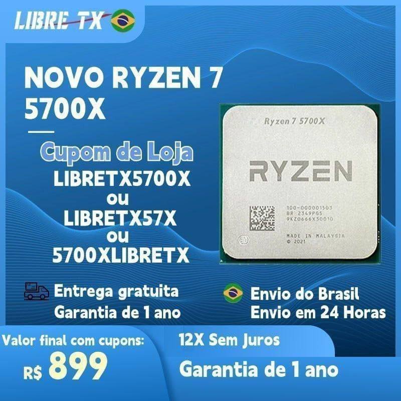 Ryzen 7 5700x NOVO 🛒💻