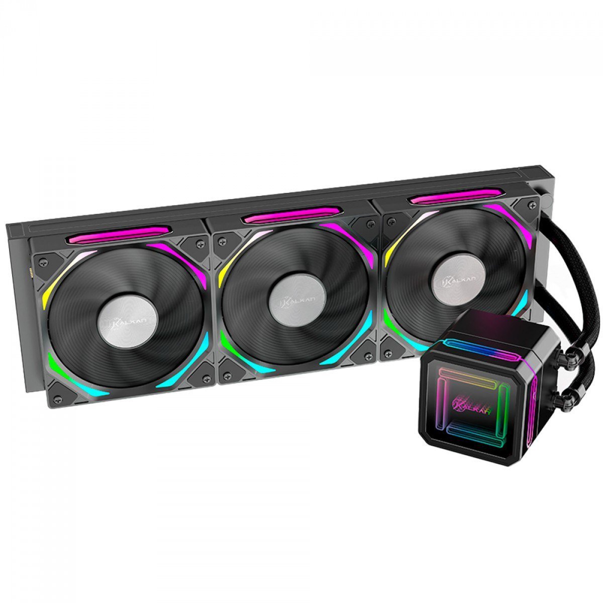 Water Cooler Kalkan Delta 360mm Argb Wireless Preto 🧊❄️
