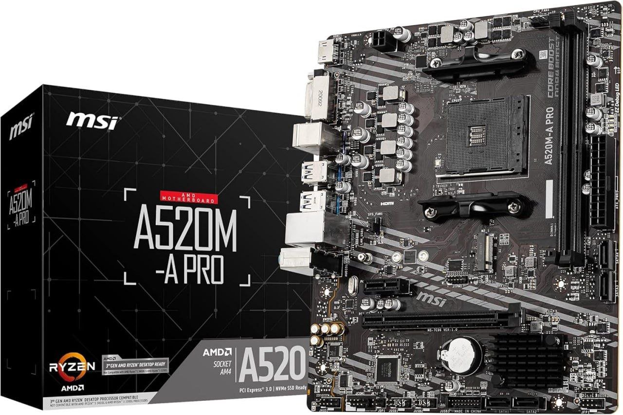 Placa Mãe MSI A520M-A PRO 🛒💻