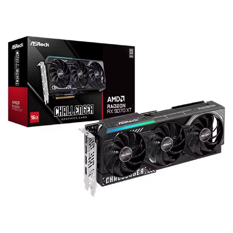 Placa de Vídeo GPU Asrock AMD Radeon RX 9070 XT Challenger 16GB 🛒🎮