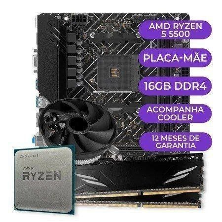 KIT UPGRADE - RYZEN 5 5500 - B450 + 16GB (2X 8GB)