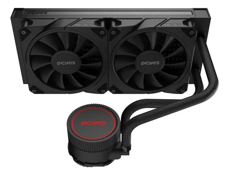 Water Cooler Pcyes Sangue Frio 3 240mm Preto Para Intel e AMD 🛒💻