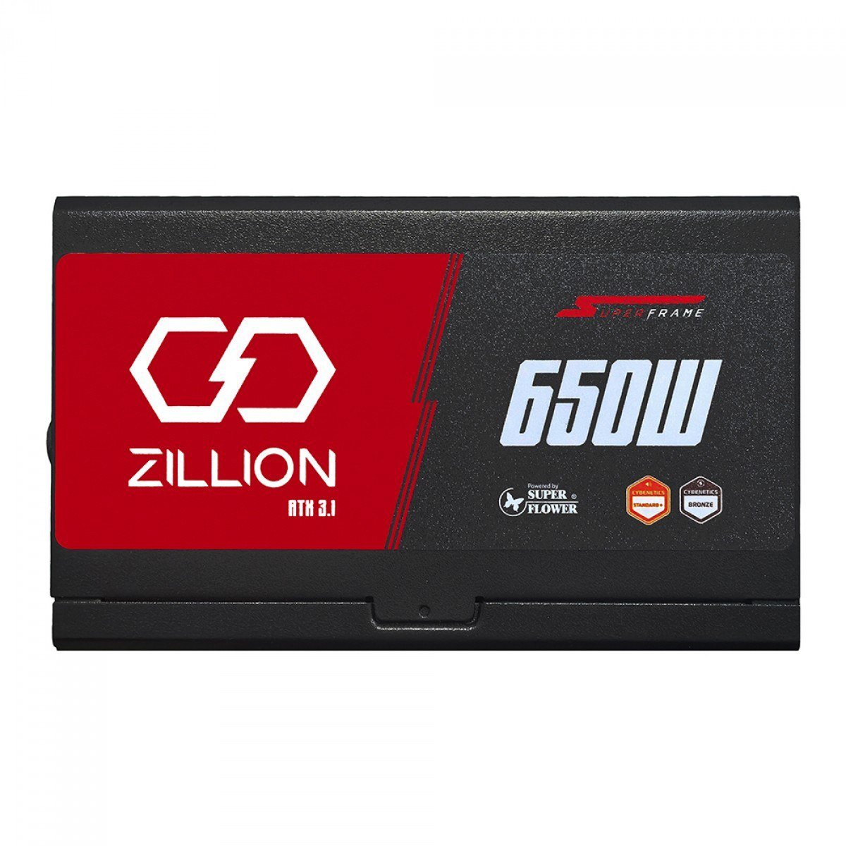 Fonte Super Flower + SuperFrame Zillion DB Powered By Super Flower 650W, 80 Plus Bronze, ATX 3.1 ⭐️3 anos de garantia⭐️