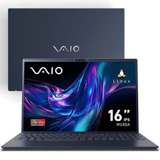 Notebook Vaio FE 16 AMD Ryzen 5-5625U (VERSÃO COM 12GB RAM) 🛒💻