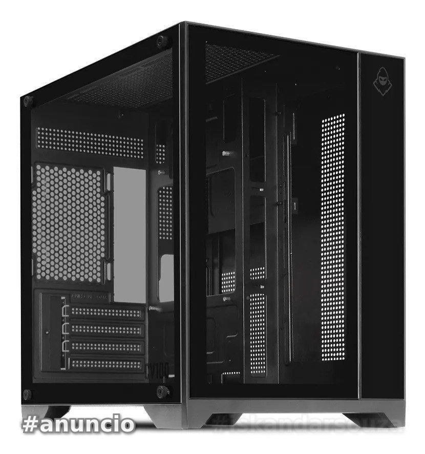 Gabinete Gamer Aquario Mancer Cv100, Mid-tower, Lateral de Vidro Preto 🖥️🎮