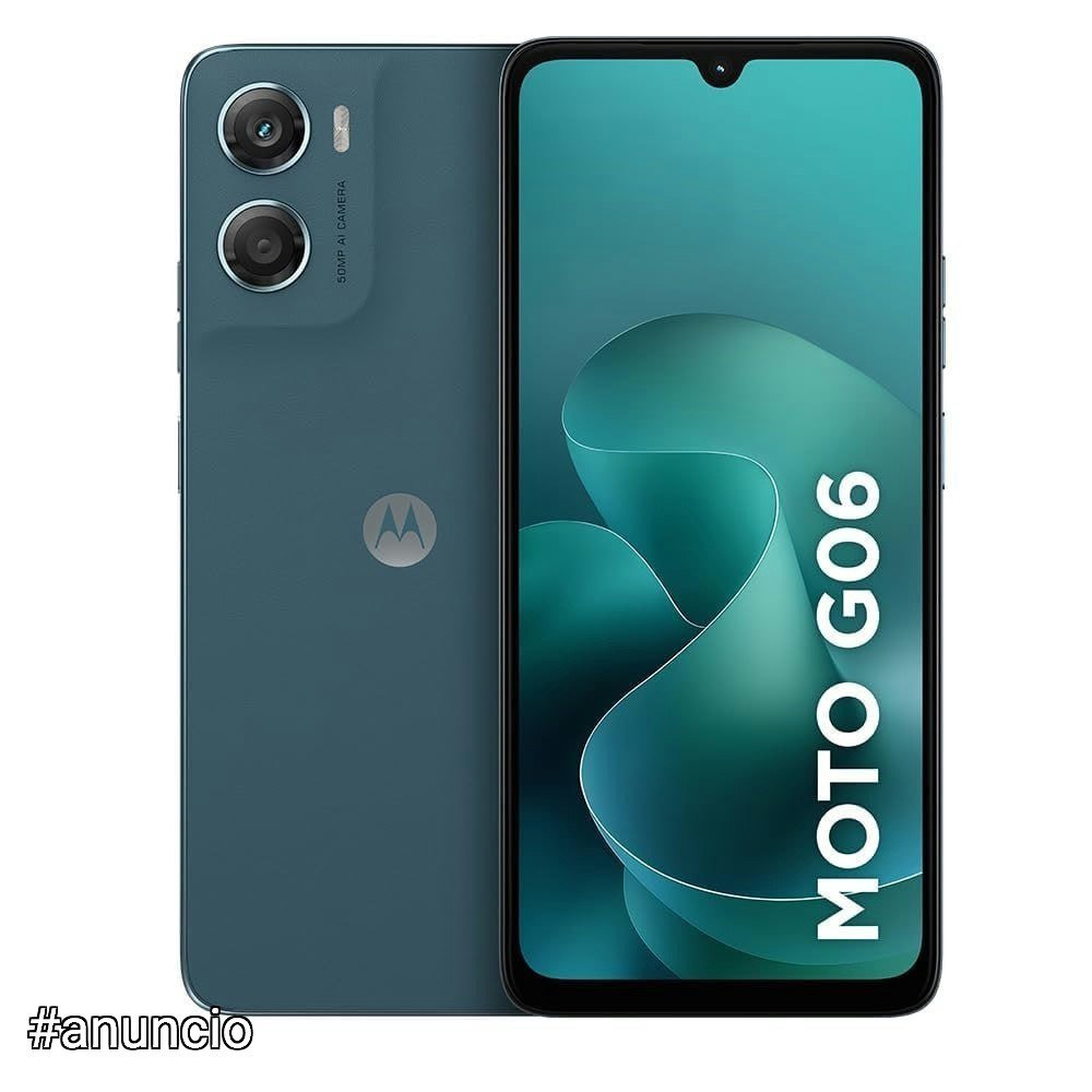 Smartphone Motorola Moto g06-128GB 12GB (4GB RAM + 8GB Ram Boost) e Câmera 50MP com AI Bateria de 5200 mAh Tela 6.9" - Azul Marinho 🛒📱