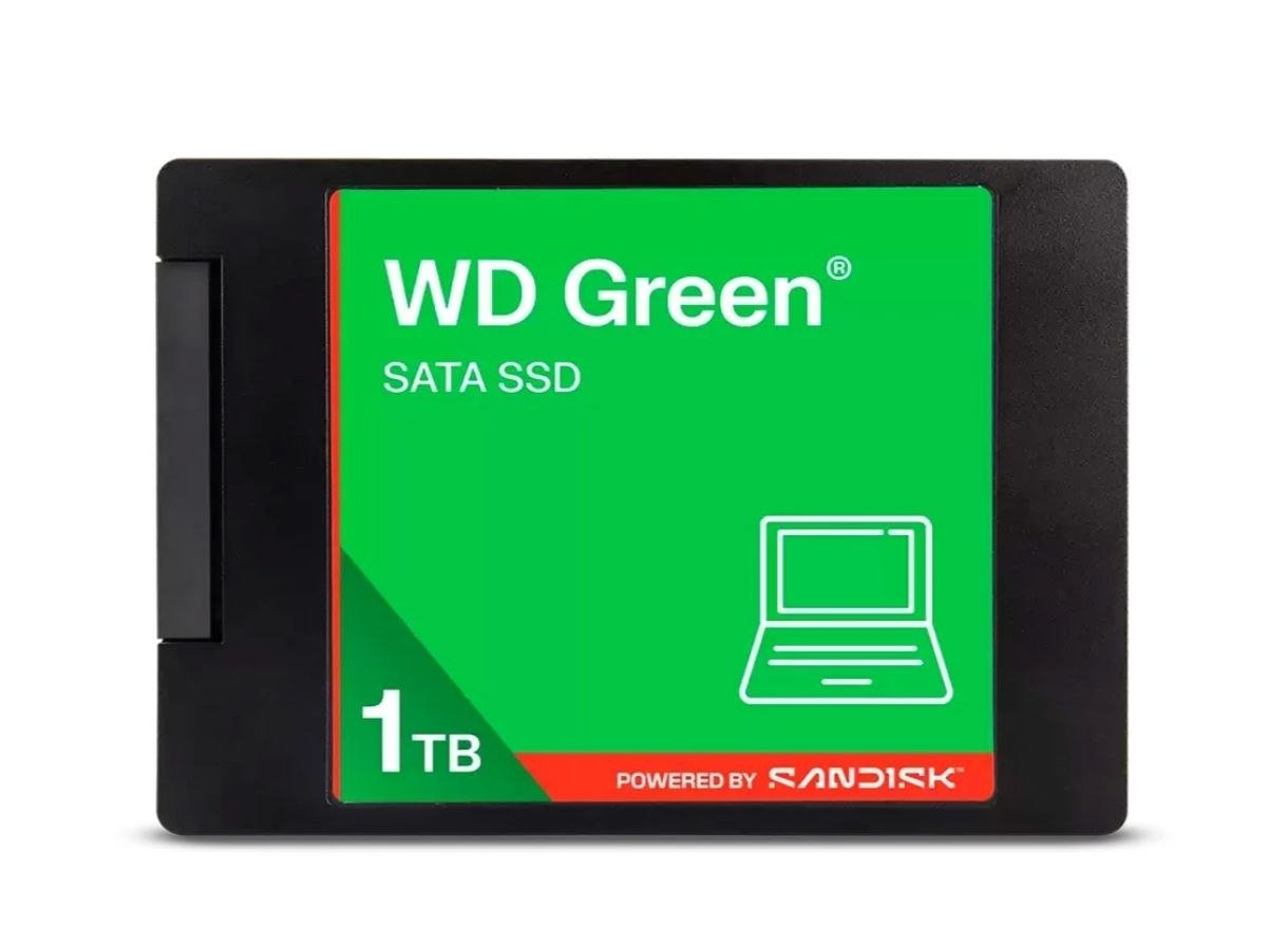 SSD WD Green SATA, 1TB, 2.5", Leitura: 545MB/s, Gravação: 550MB/s - WDS100T5G0A 💻💾