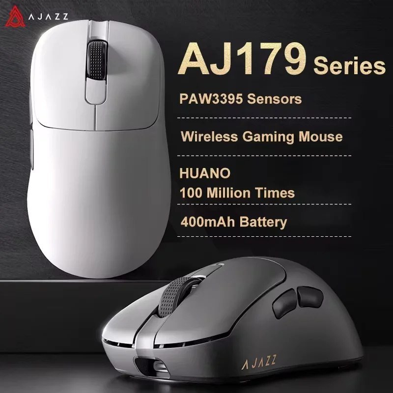 Mouse Gamer Sem Fio Ajazz AJ179P com Dock 🖱️🎮