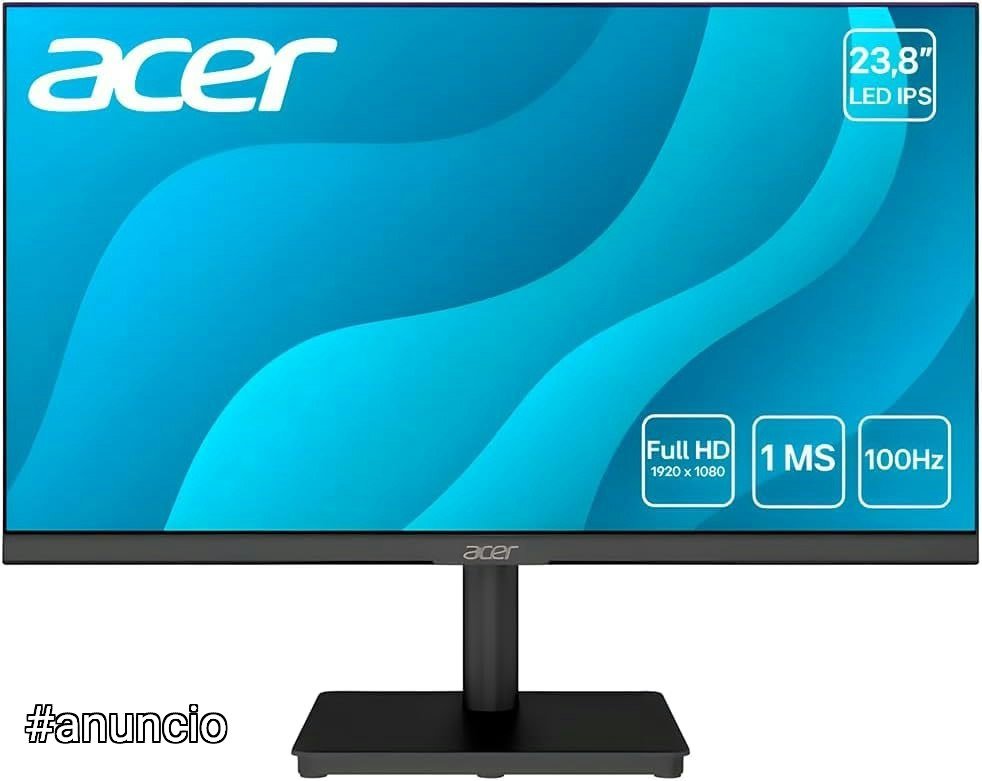 Monitor Acer mk241y 23.8" IPS Full HD 100hz 1ms HDMI/VGA Design Zero Frame 🖥️