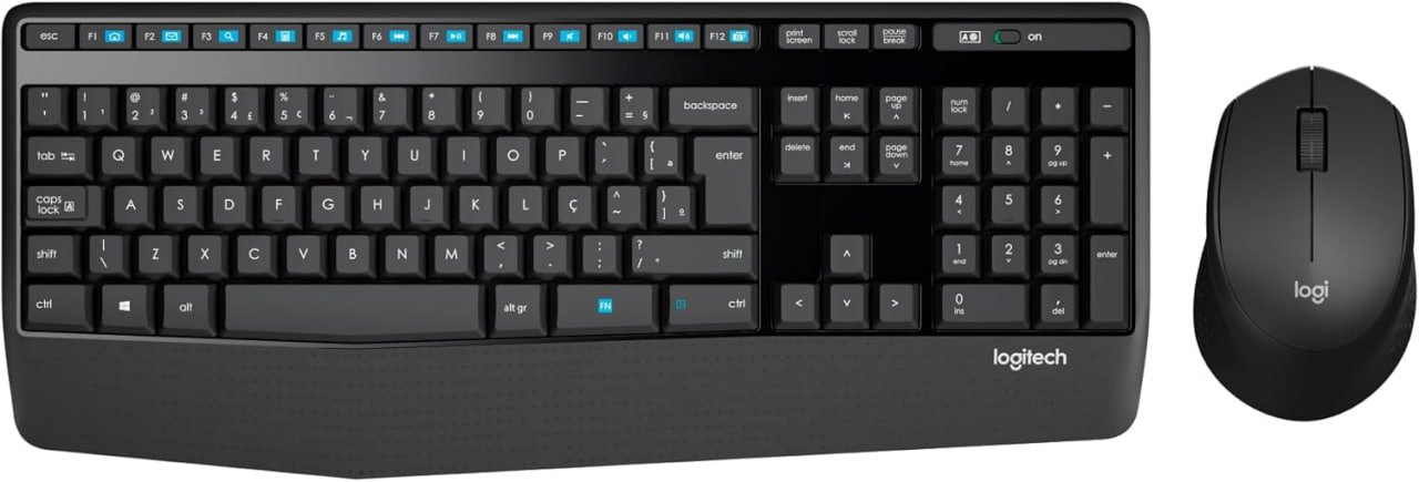 Combo Teclado e Mouse sem fio Logitech MK345 🖱️⌨️