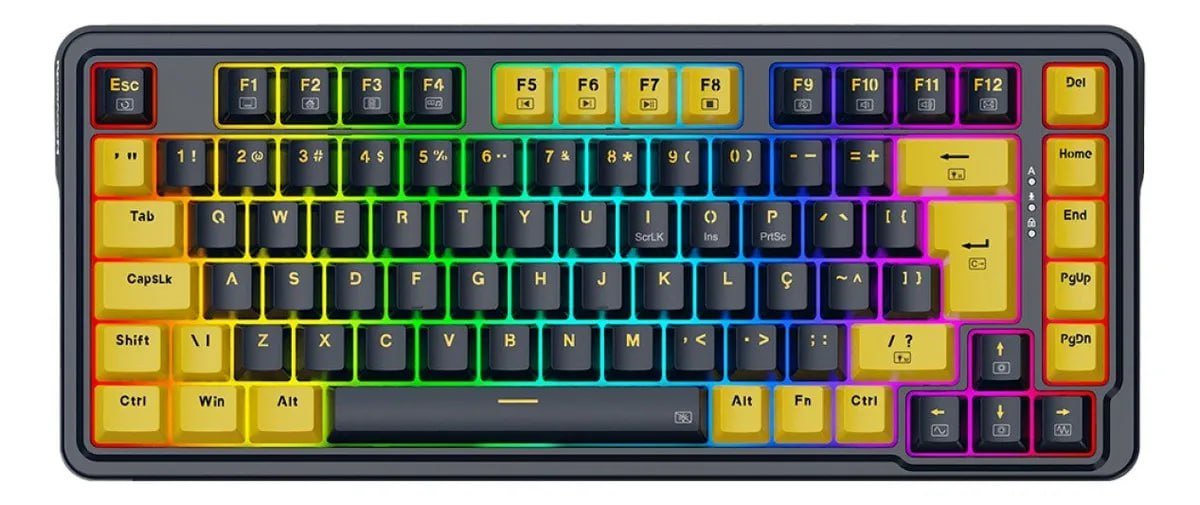 Teclado Gamer Mecânico Redragon Elf 🎮🖱️