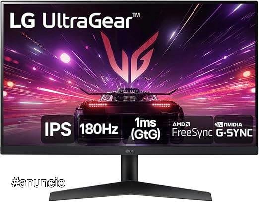 Monitor Gamer LG UltraGear 24” 24GS60F-B IPS Full HD 180Hz 🖥️🎮