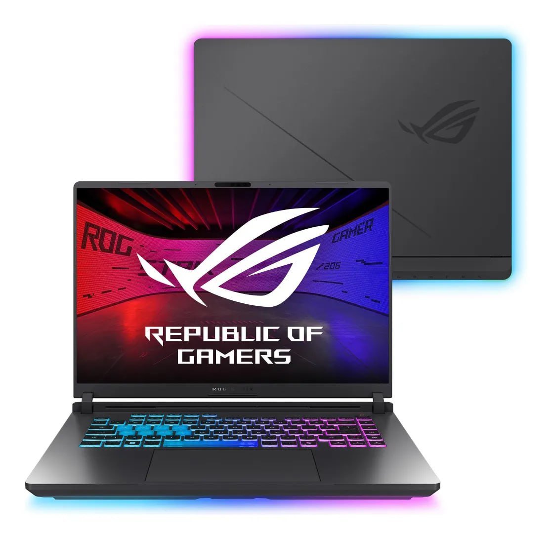 Notebook ASUS ROG Strix G16 NVIDIA GeForce RTX 5060 Intel Core i9 14900HX 2,2 GHz 16GB Ram 512GB SSD Windows 11 Home Tela 16" 240Hz Eclipse Gray - G615JMR-S5001W 🔥🙏🏻🛒