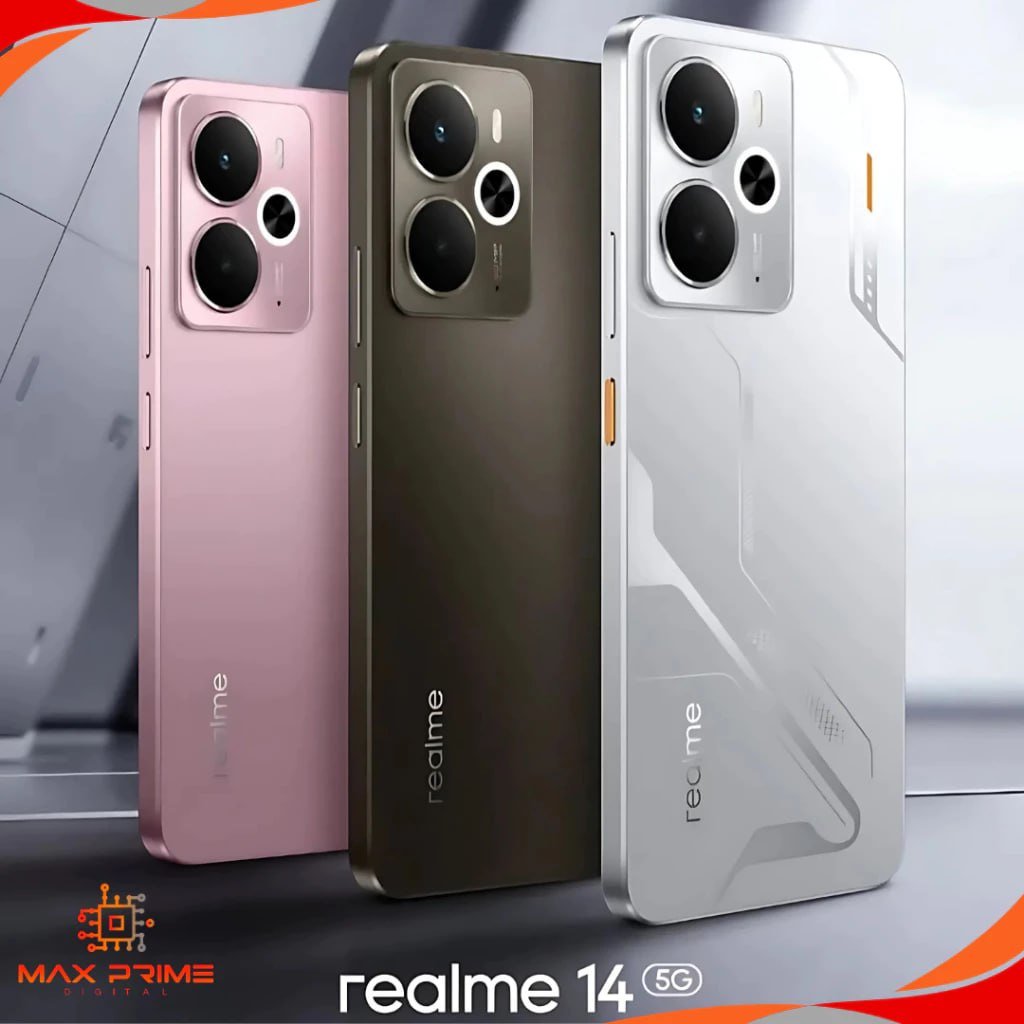 Realme 14 5G 256/8GB RAM, Snapdragon 6 Gen 4, Bateria 6000mAh, Câmera 50MP, Versão Global 🛒📱