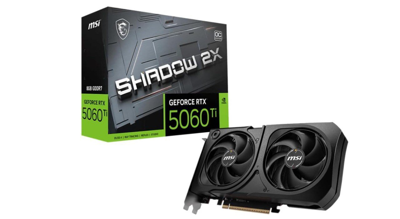 PLACA DE VIDEO NV RTX5060TI 8GB GDDR7 128BITS VENTUS 2X 🖥️🎮