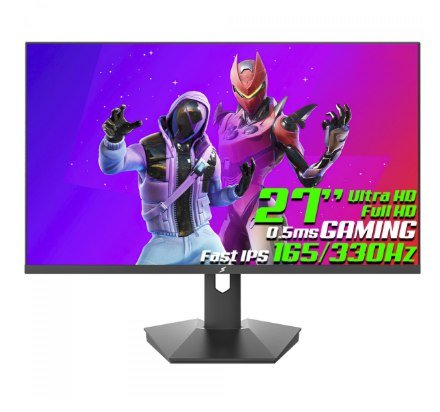 Monitor Gamer SuperFrame VisionX, 27 Pol, Dual Mode, 4K Ultra HD 165Hz / Full HD 330Hz, Fast IPS, 0.5ms, HDR, FreeSync/G-Sync 🖥️🎮
