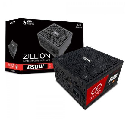 Fonte SuperFrame Zillion DB Powered By Super Flower 650W, 80 Plus Bronze, ATX 3.1, Cybenetics Bronze 🛒🔌