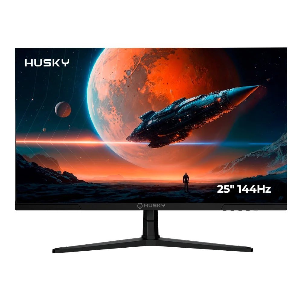 Monitor Gamer Husky Boreal 25", FHD, 144Hz, IPS, Adaptive Sync, DisplayPort e HDMI, HDR HMG00124PT