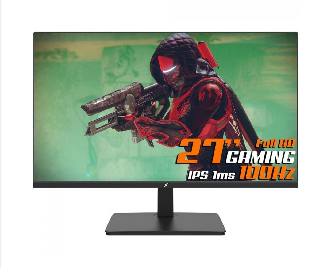 Monitor Gamer SuperFrame View, 27 Pol, Full HD, IPS, 1ms, 100HZ, FreeSync, HDMI/VGA 🖥️🎮