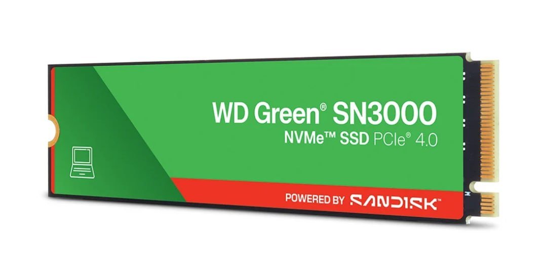 SSD SanDisk SN3000, 2 TB, M.2 2280, PCIe, NVMe, Leitura 5000 MB/s, Gravação 4200 MB/s 🛒💾