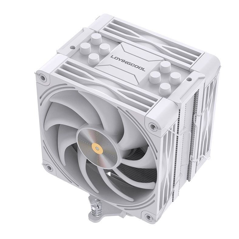 Cooler Para Processador Loving Cool K4000W, 2x120mm, Branco, LC-K4000W 🧊🖥️