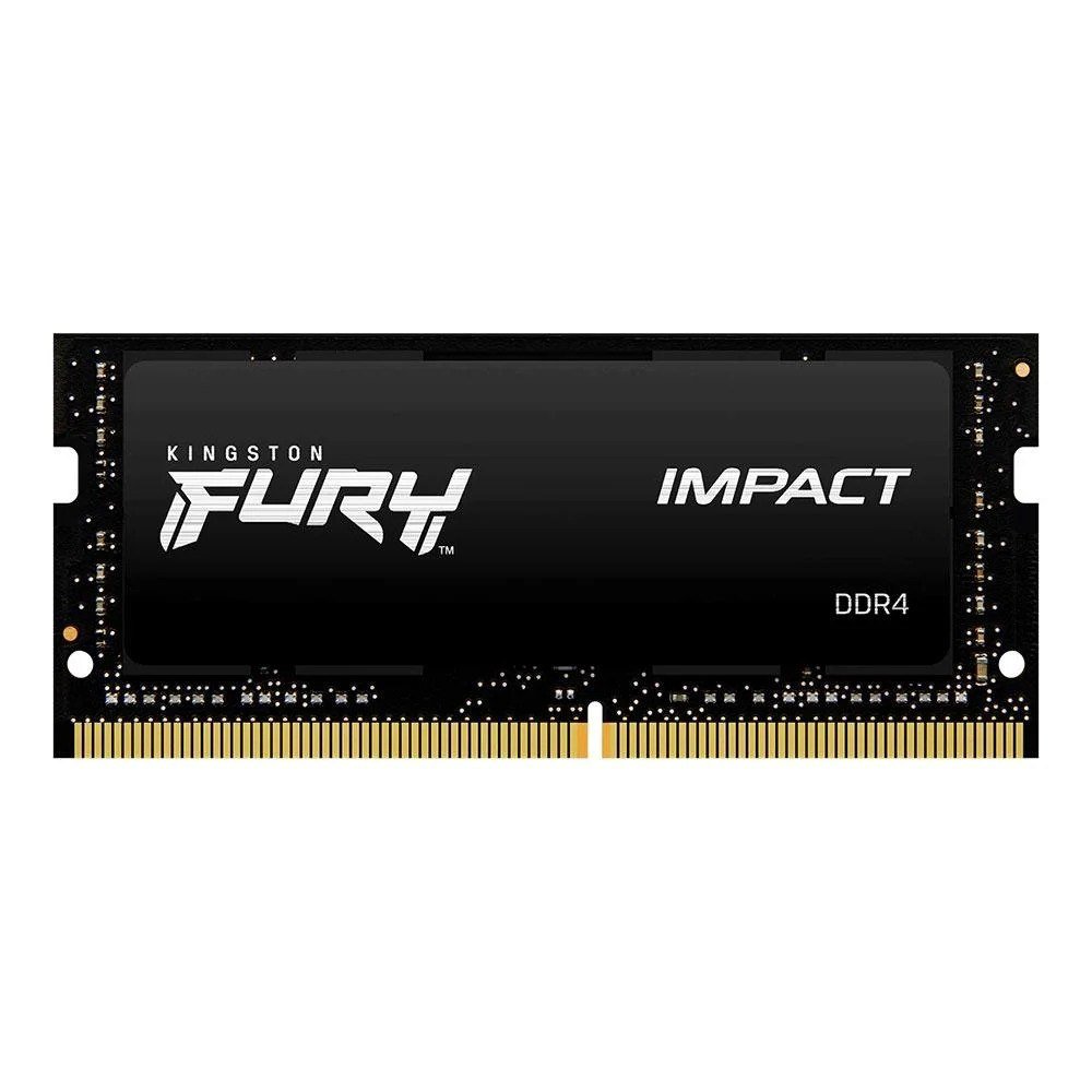 Memória RAM para Notebook Kingston Fury Impact, 16GB, 3200MHz, DDR4, CL20 - KF432S20IB/16 🛒💻