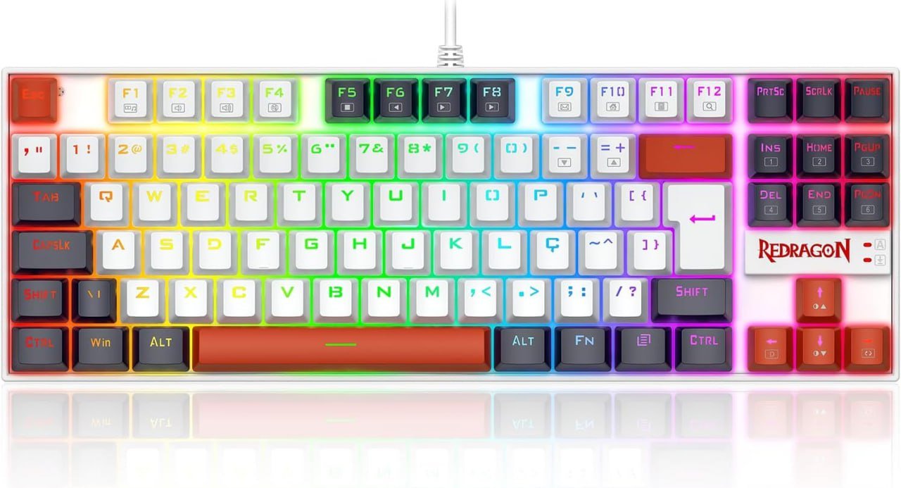 Teclado Mecânico Gamer Redragon Kumara RGB ⌨️🎮