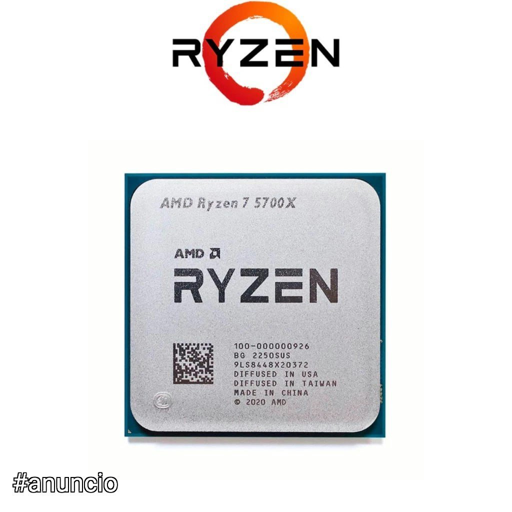 5700x Processador Ryzen 7 3.4ghz (4.6ghz Max) - Novo S/Caixa 🛒💻
