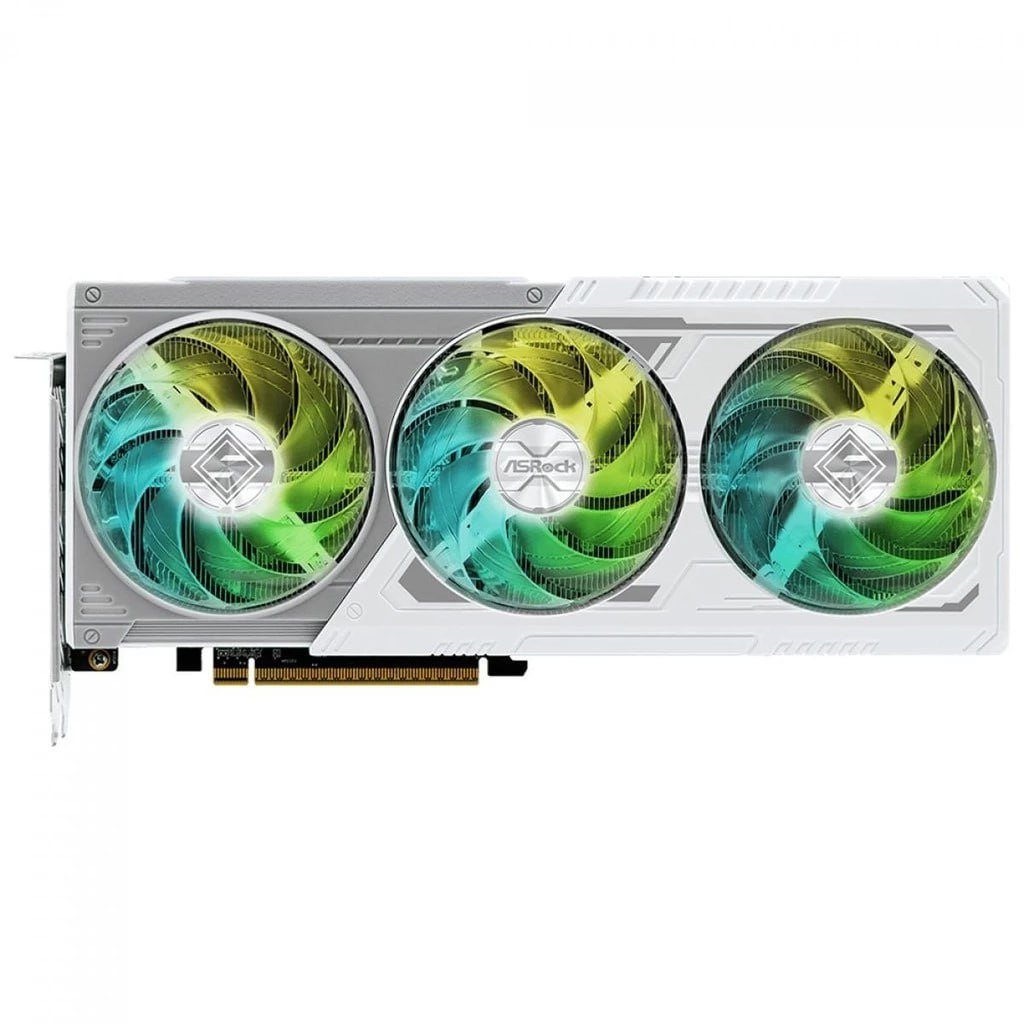 Placa de Vídeo ASRock AMD Radeon RX 9060 XT Steel Legend OC, 8GB, GDDR6, FSR, Ray Tracing, White, 90-GA5ZZZ-00UANF 🔥🛒🎮