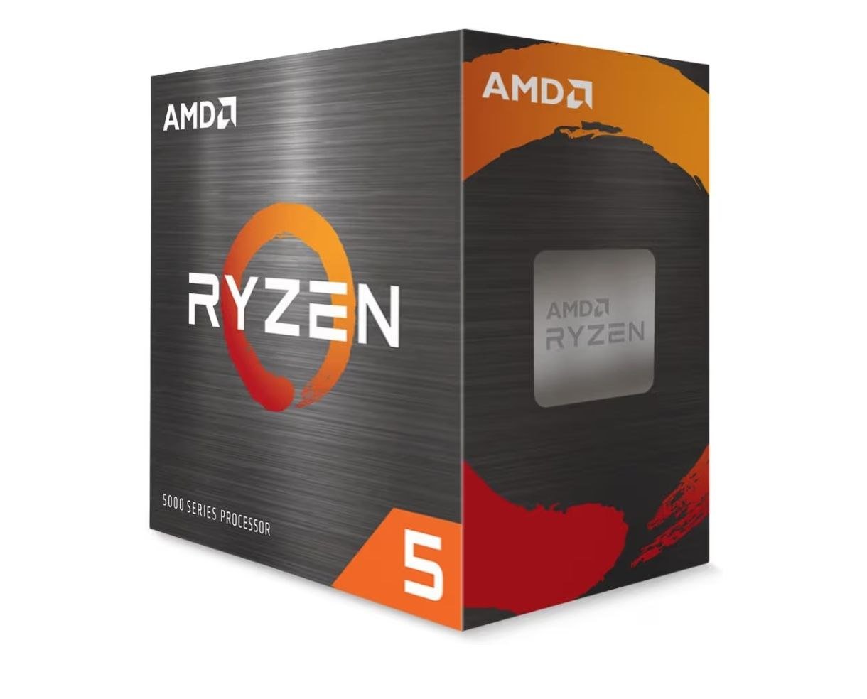 Processador AMD Ryzen 5 5500 100100000457BOX, Cerâmica cinza 🖥️⚙️