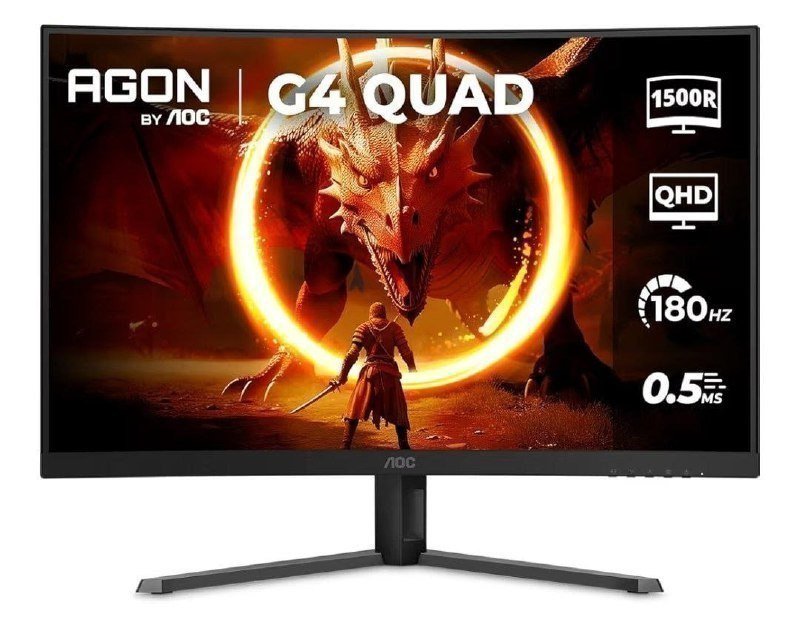 Monitor Gamer AOC Gaming 32" QHD 180Hz 🖥️🖱️