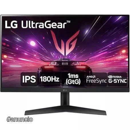 Monitor Gamer LG UltraGear 24” IPS, 180Hz, 24GS60F-B 🖥️🎮