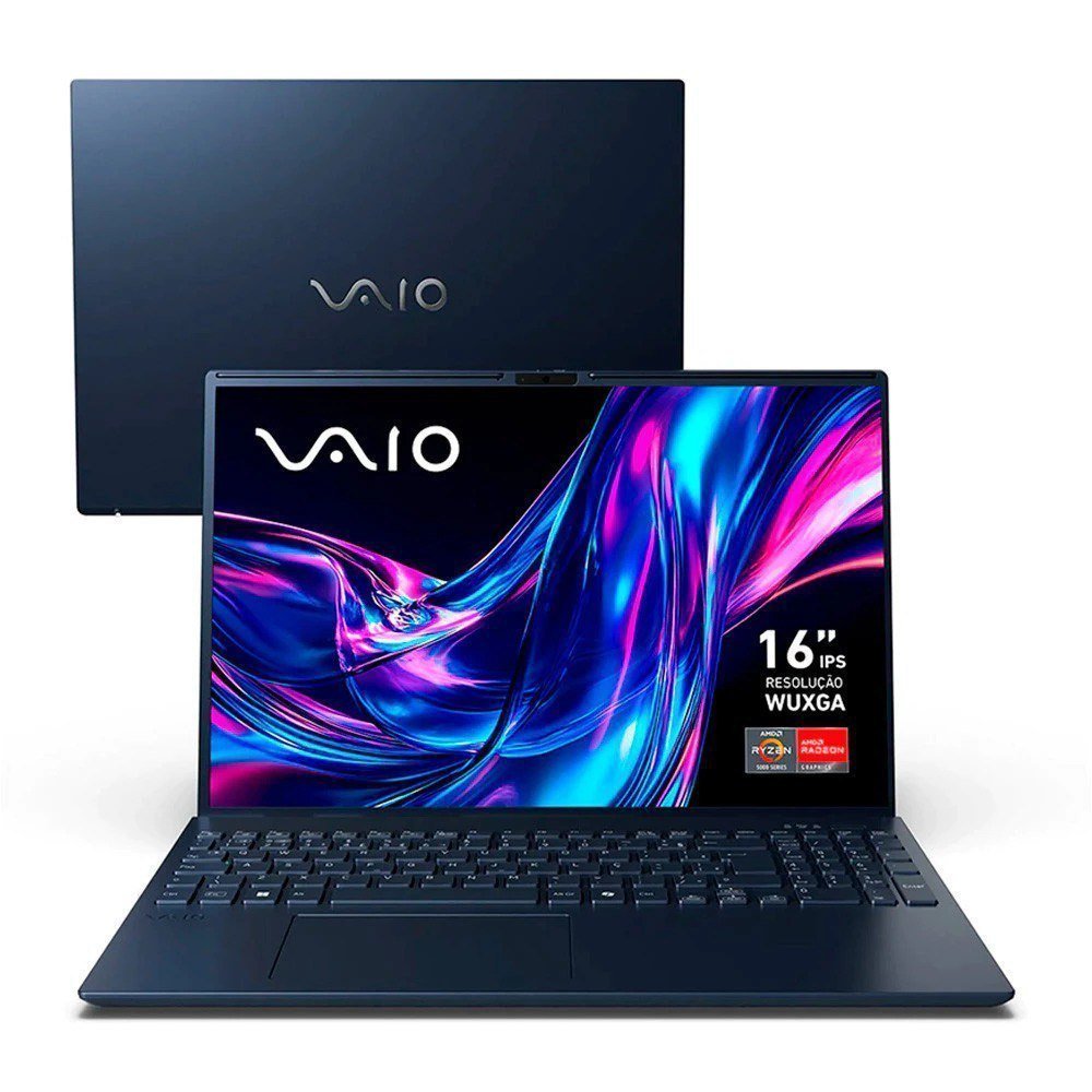Notebook Vaio FE 16 AMD Ryzen 5-5625U (VERSÃO COM 12GB RAM) 🛒💻
