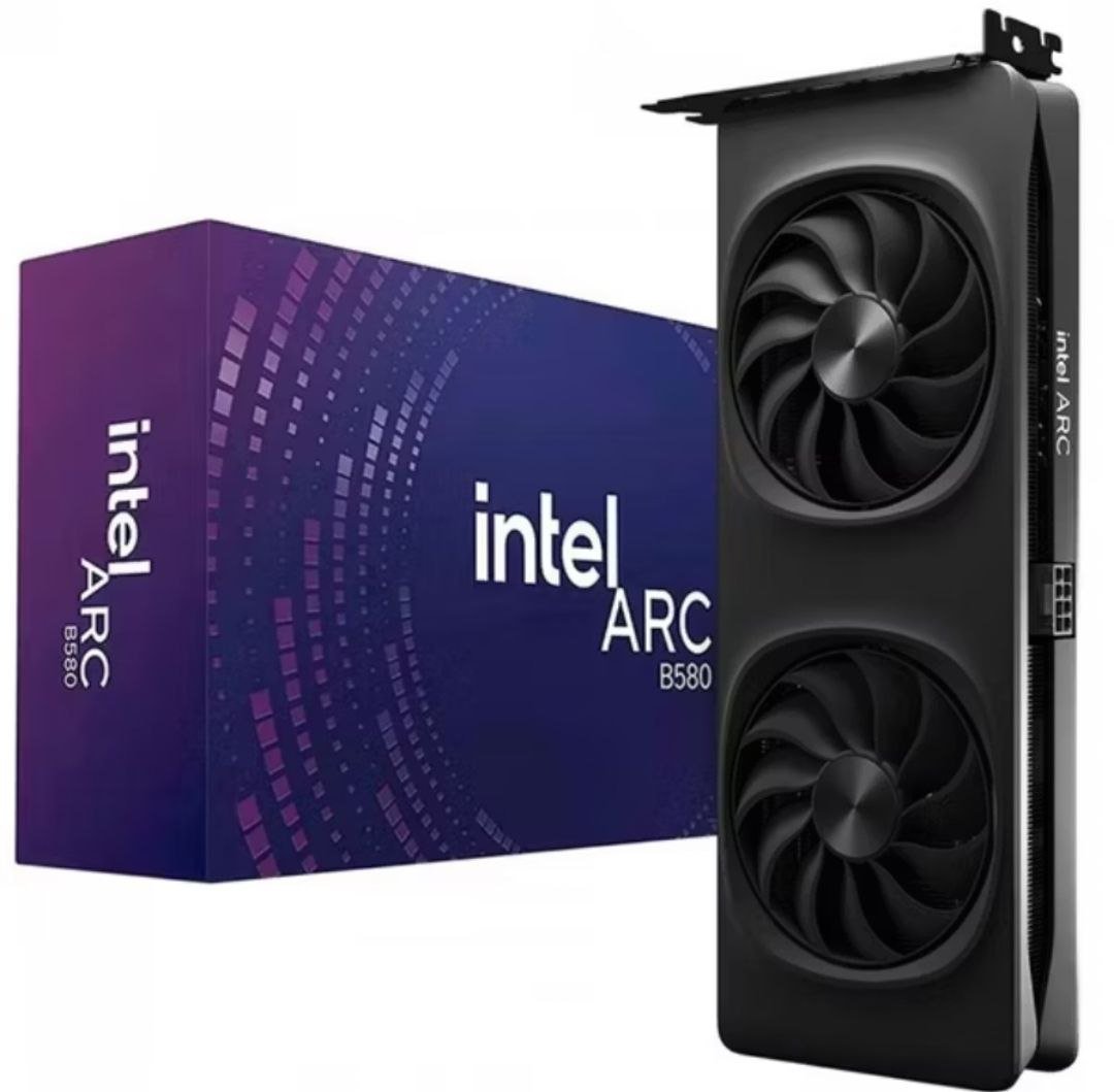 Placa De Vídeo Intel Arc B580 Limited Edition, 12GB, GDDR6, Xe2, Ray Tracing, 31P06HB0BA b 580 🔥🛒