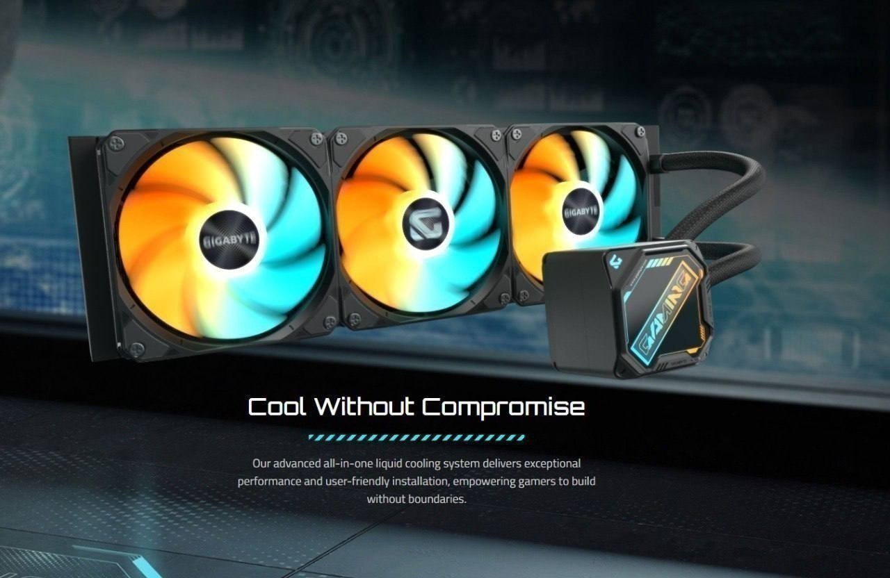 Water Cooler Gigabyte Gaming 360, RGB, 360mm, AMD e Intel 💻❄️