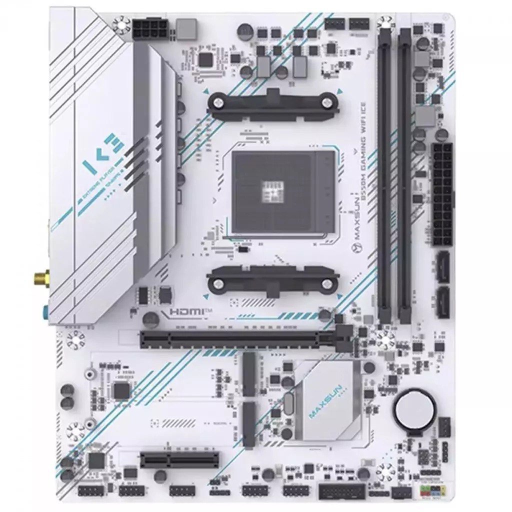 Placa Mãe MAXSUN MS-B550M Gaming WIFI, Chipset B550, AMD AM4, mATX, DDR4 🛒💻