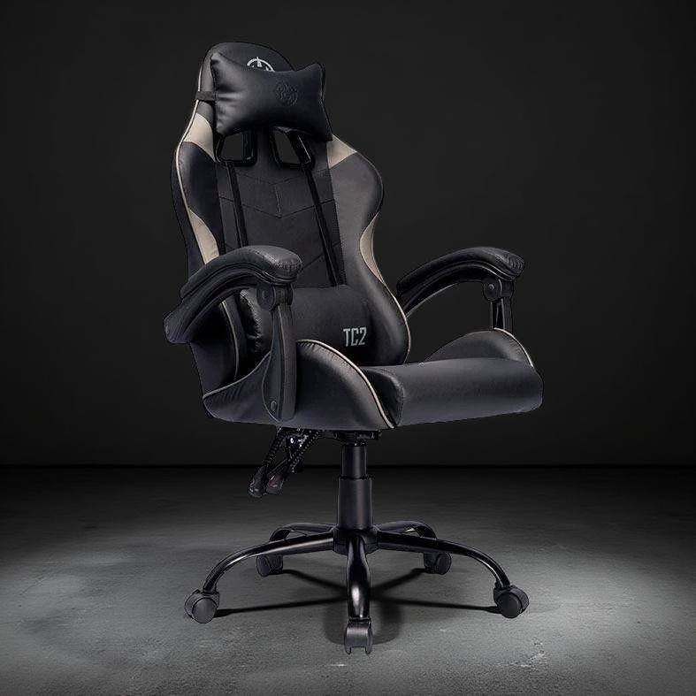 Cadeira Gamer TGT Heron TC2, Fácil Limpeza, Reclinável 120 kg, Preto, TGT-HRTC-BL03 🪑🎮