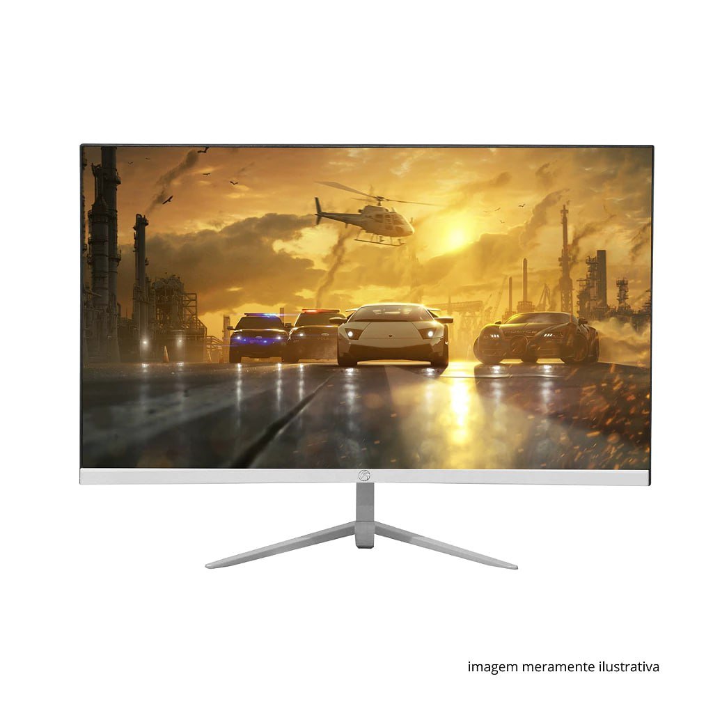 Monitor Gamer Curvo 23.8 Pol 180Hz BrazilPC Branco Widescreen R1500 Design Frameless Premium 🛒