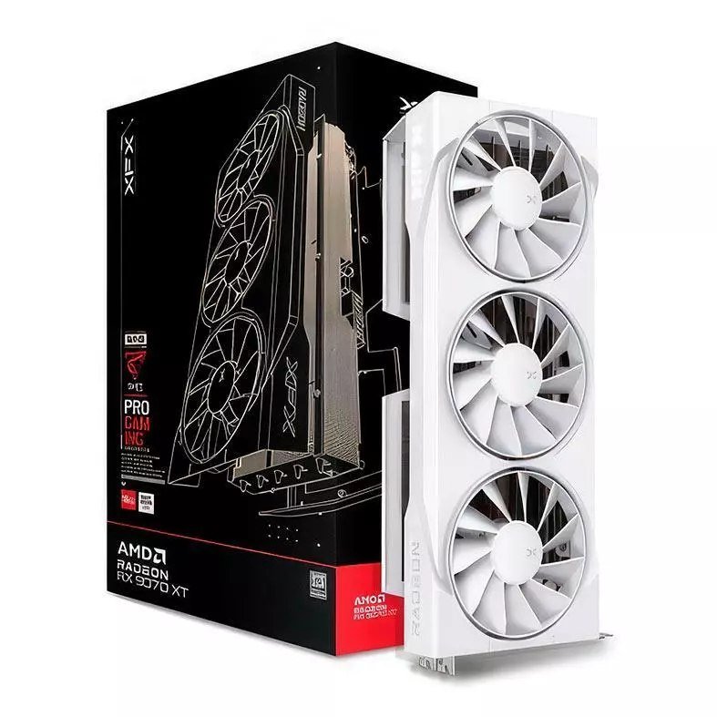 Placa de Video XFX Radeon RX 9070 XT Swift White Trip Fan Gaming Edt 16GB 🛒