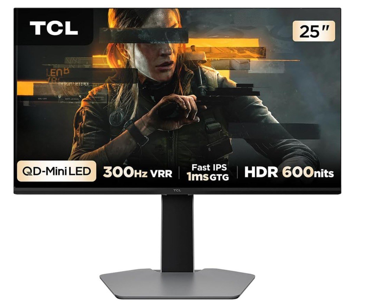 Monitor Gamer TCL 25 Polegadas QLED Mini LED Full HD G64 300Hz 1ms 🛒