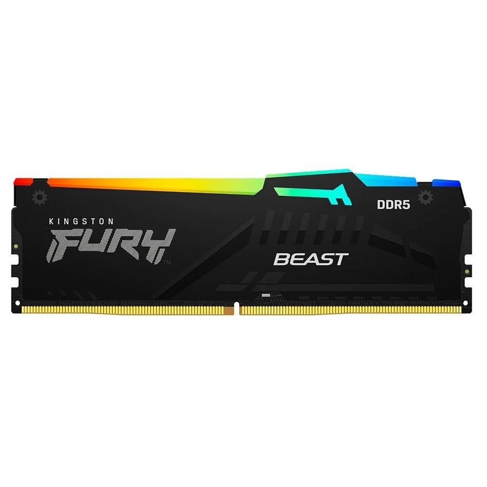Memória RAM Kingston Fury Beast RGB 32GB 5200MHz DDR5 🛒