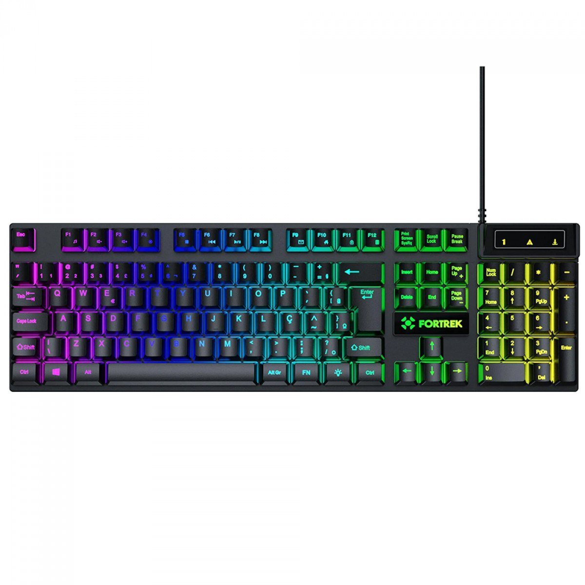 Teclado Gamer Fortrek Fearless 100 Rainbow 🛒