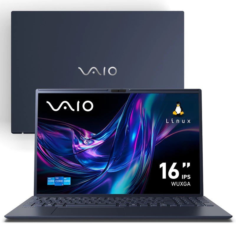 Notebook Vaio FE 16 Intel Core i3 1315U 8GB 256GB SSD Linux 16" 🛒