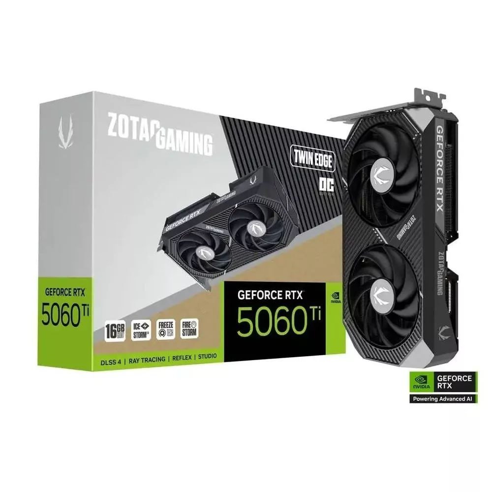 Placa De Video ZOTAC GeForce RTX 5060 TI 16GB 🛒